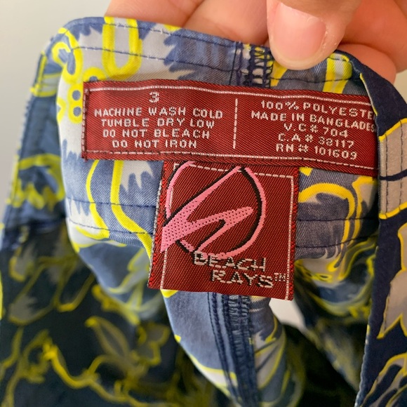 Junior’s Beach Rays Flowered Board Shorts - Picture 8 of 8